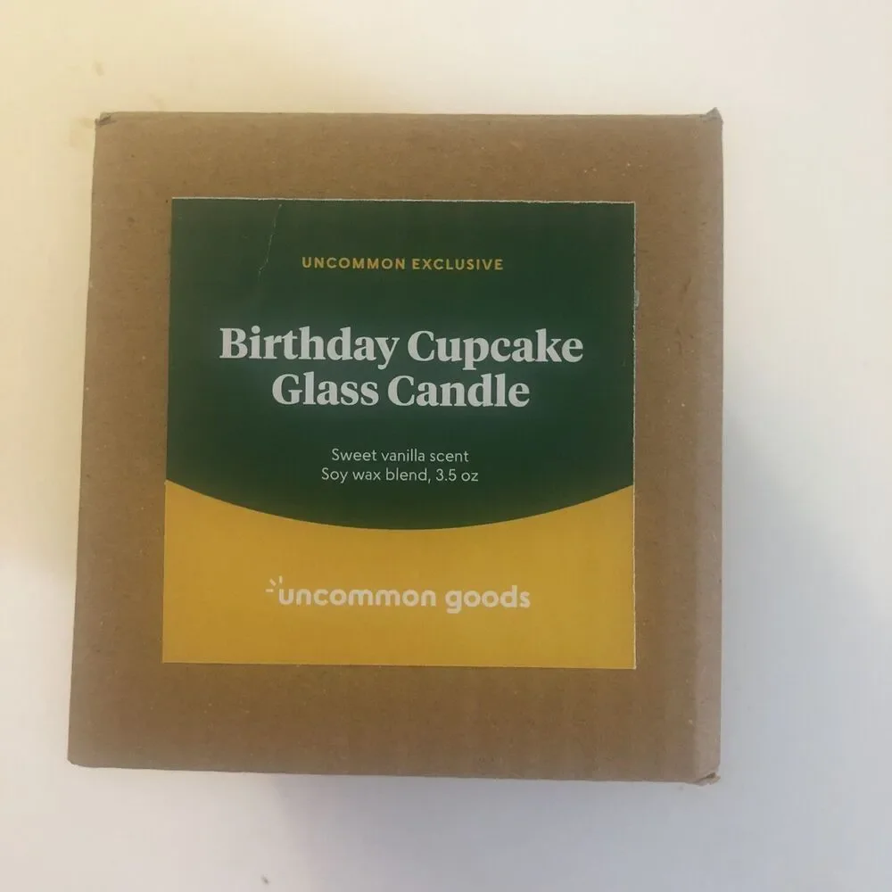 Birthday Cupcake Glass Candle Jar by Uncommon Goods - Picture 5 of 11